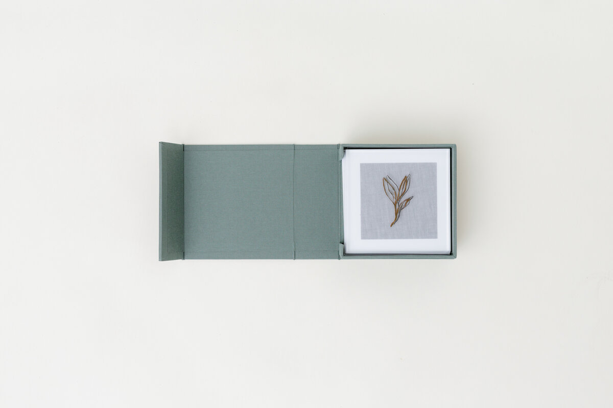 Fanned swatch sheets showing luxe leather, linen and vegan suede colors